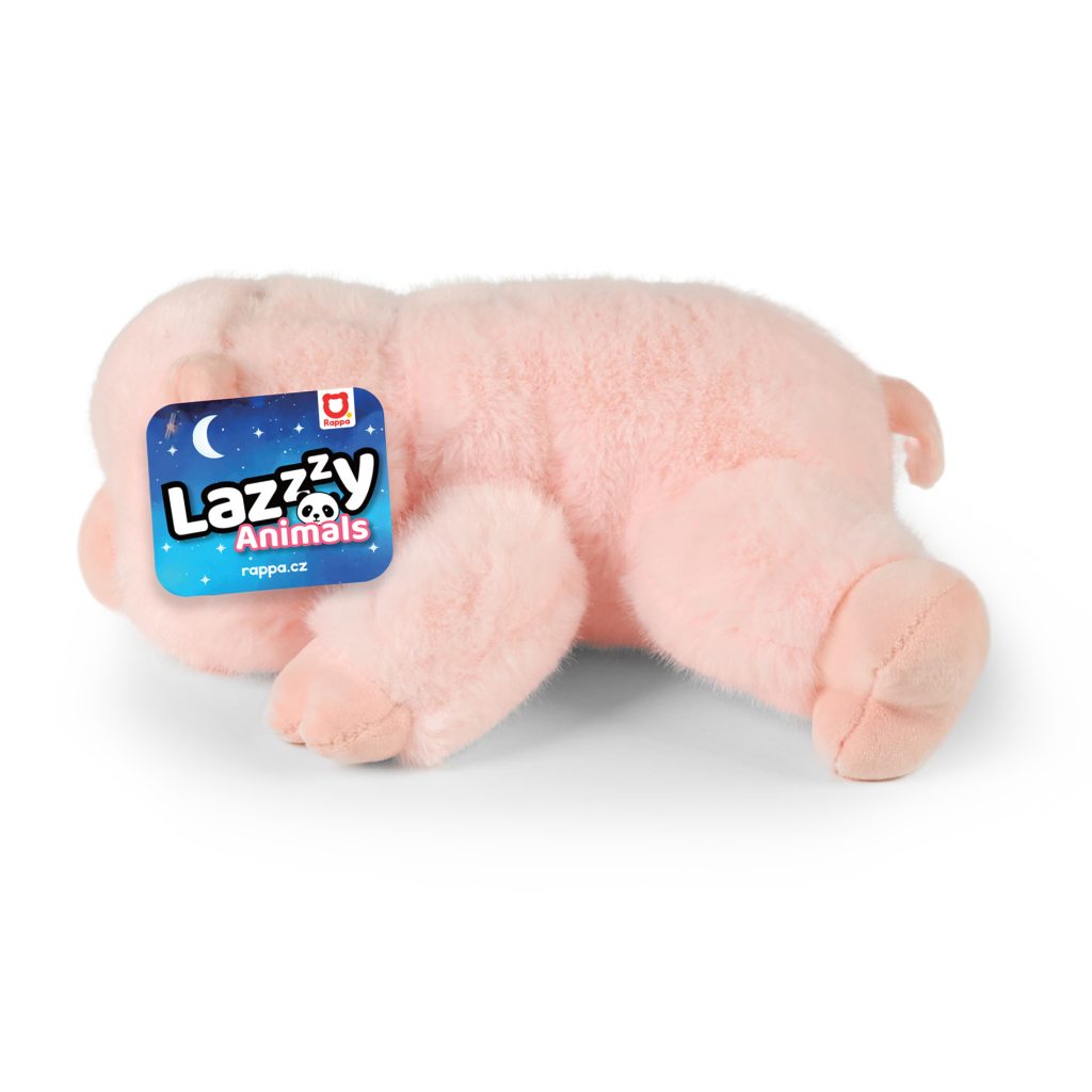 Плюшено Розово прасенце, 29 см., лежащо, серия LazyAnimals
